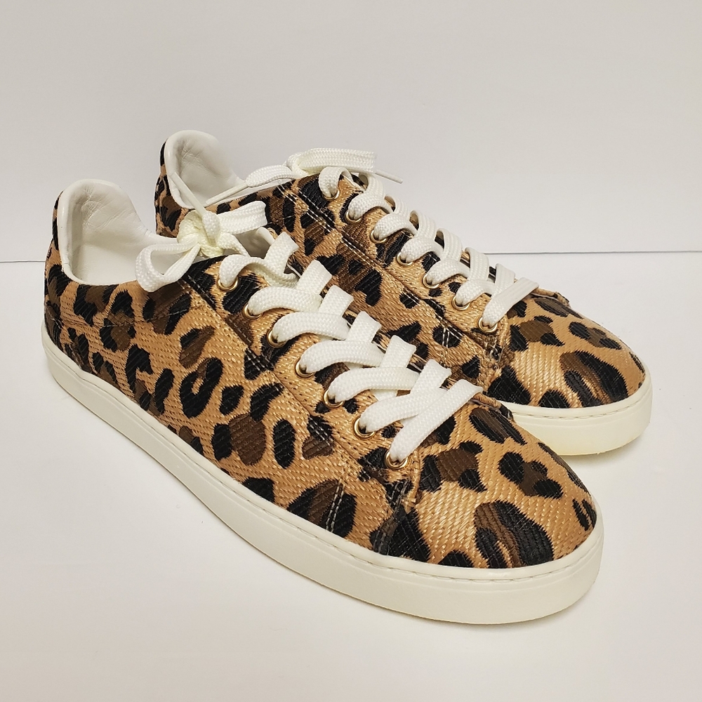 Stuart Weitzman Leopard Print Sneakers - image 3